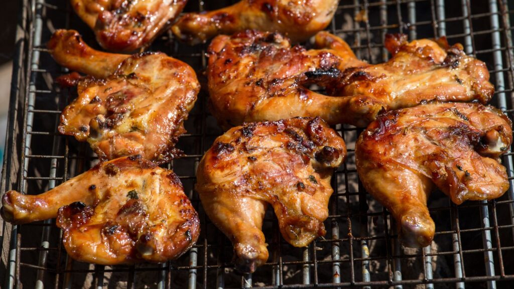 Grilled chicken.