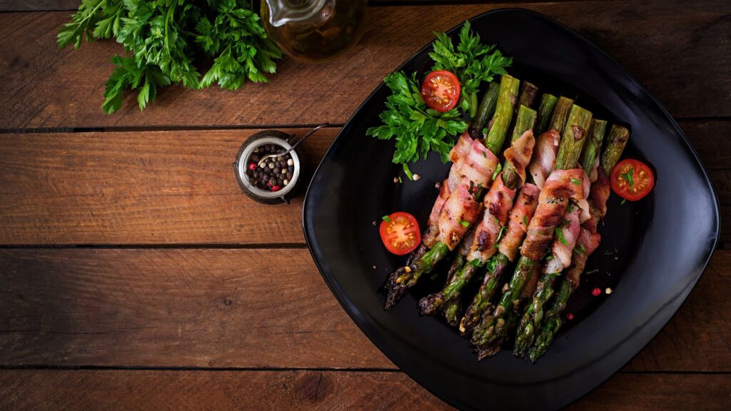 Asparagus Wrapped in Prosciutto