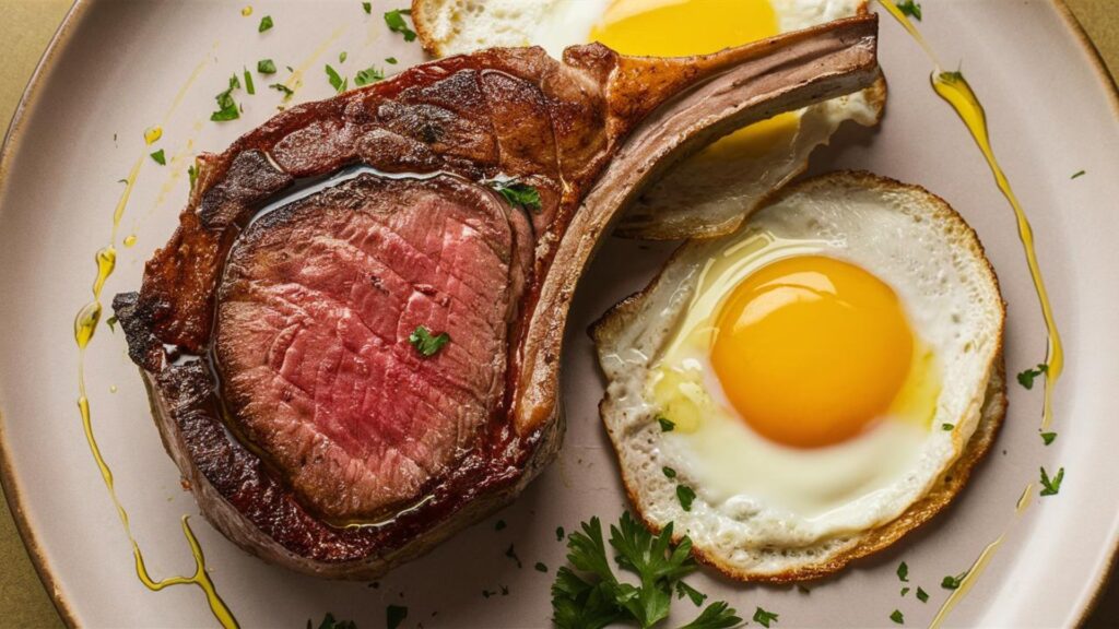 Breakfast: Simple Steak and Eggs