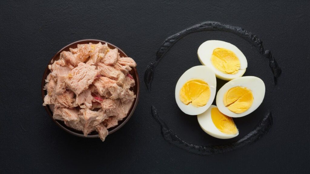 Tuna and Hard-Boiled Eggs